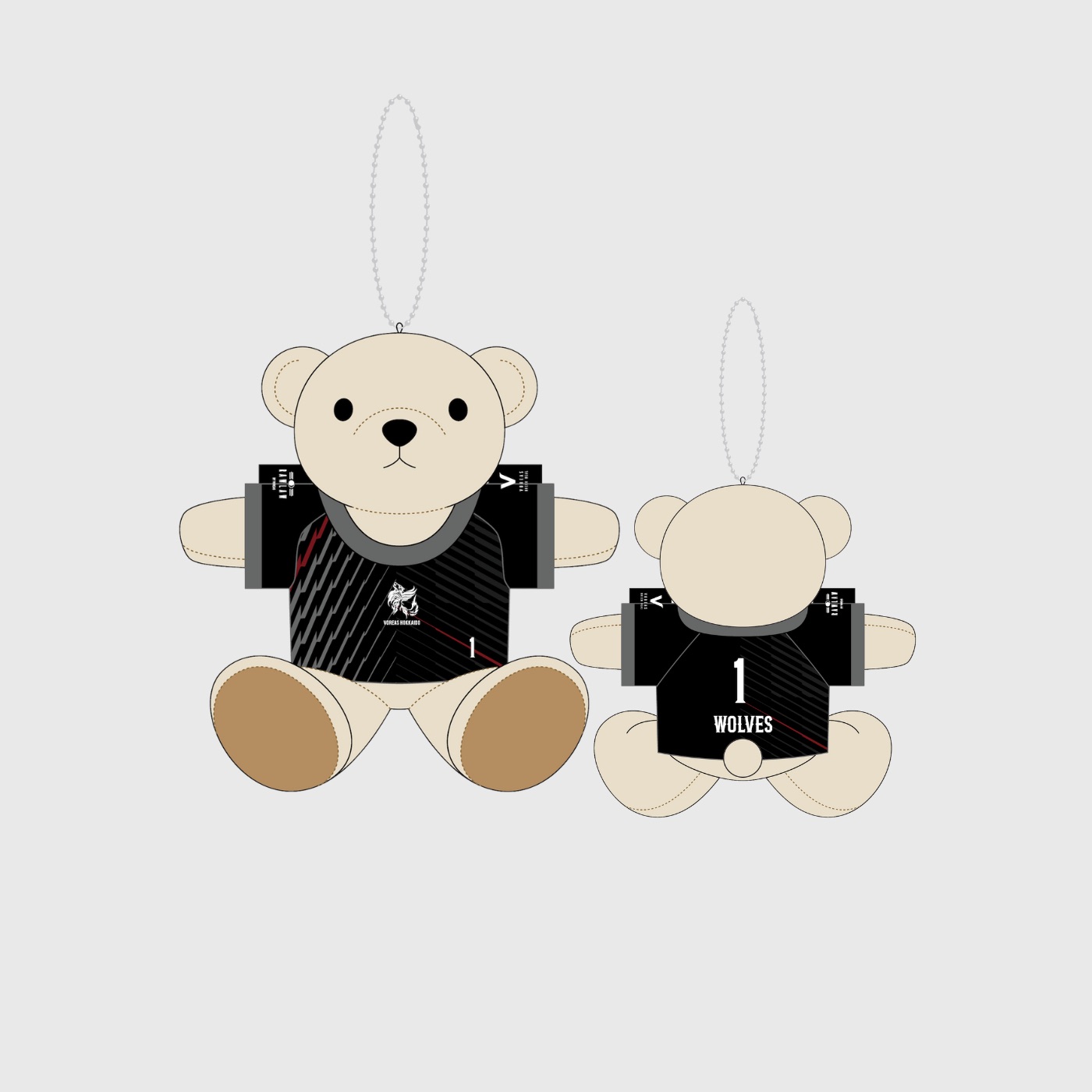 ユニフォームポーラーベアキーホルダー