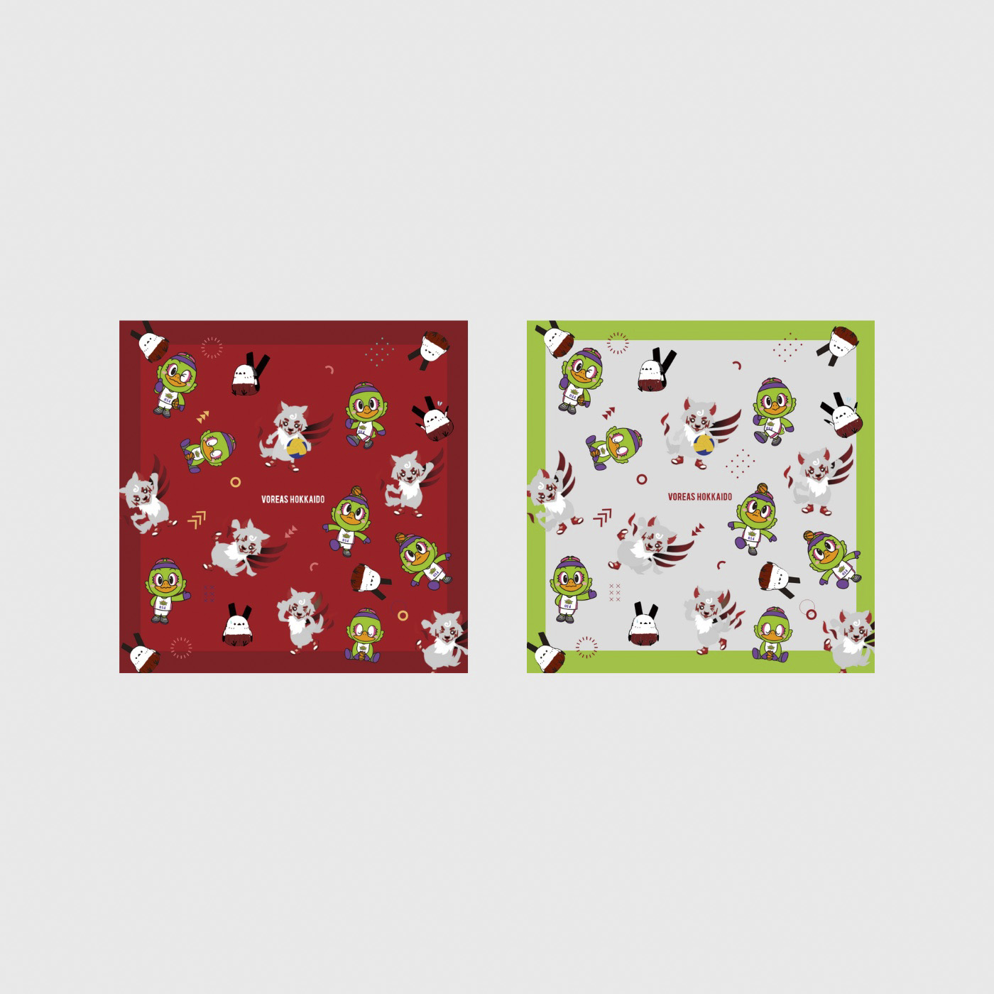 レバンガ北海道コラボキャラクターミニタオル