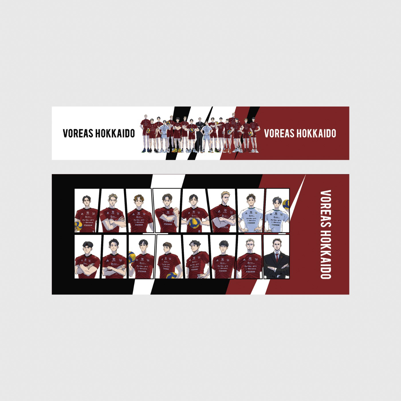 イラストマフラータオル / フェイスタオル